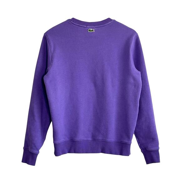 Lacoste Live Futurist Sweatshirt in Purple - Picture 3 of 7